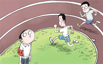 中考體育多人“抄近道”，就這樣“贏在起跑線”？